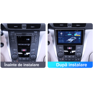 Navigatie dedicata Suzuki Kizashi 2009-2015, 8GB RAM 128GB ROM, Octacore, Platforma 7862, Display 9" QLED, Carplay&Android Auto, Android 14, Ventilator Activ - imagine 2