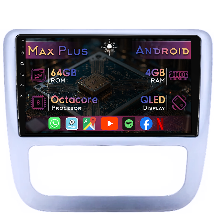 Navigatie dedicata Scirocco 2009-2014, 4GB RAM 64GB ROM, Octacore, Display 9" QLED, Carplay, Android 13, Bluetooth, Magazin Play, Suport camere AHD - imagine 1