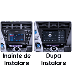 Navigatie dedicata Toyota Prius Plus V Alpha 2012-2017, 4GB RAM 32GB ROM, Octacore, Android 14, Display QLED 2K 10", DSP, Carplay&Android Auto, SIM 4G, Ventilator Activ - imagine 2