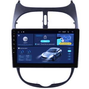 Navigatie dedicata Peugeot 206 2004-2008, 4GB RAM 32GB ROM, Octacore, Display 9" QLED, Carplay&Android Auto, Android 14, Ventilator Activ - imagine 4