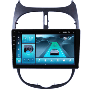 Navigatie dedicata Peugeot 206 2004-2008, 4GB RAM 32GB ROM, Octacore, Display 9" QLED, Carplay&Android Auto, Android 14, Ventilator Activ - imagine 3