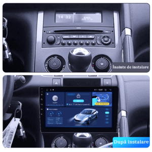 Navigatie dedicata Peugeot 3008 2009-2016, 4GB RAM 64GB ROM, Quad Core, Display 9" QLED 1K, Carplay&Android Auto, Android 14, Suport camere AHD - imagine 2