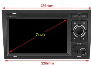 Navigatie dedicata Audi A4 2000-2008, 2GB RAM 32GB ROM, Quad Core, Display 7" IPS Full HD, Carplay&Android Auto, Android 14, Suport camere AHD - imagine 2