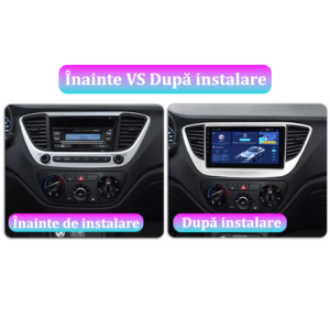 Navigatie dedicata Hyundai Accent 2017-2018, 8GB RAM 128GB ROM, Octacore, Platforma 7862, Display 9" QLED 2K, Carplay&Android Auto, Android 14, Ventilator Activ - imagine 4