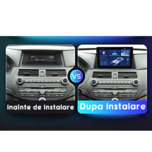 Navigatie dedicata Honda Accord 8 2008-2013, 8GB RAM 128GB ROM, Octacore, Platforma TS18, Display 10" QLED, Carplay&Android Auto, Android 14, Ventilator Activ - imagine 2