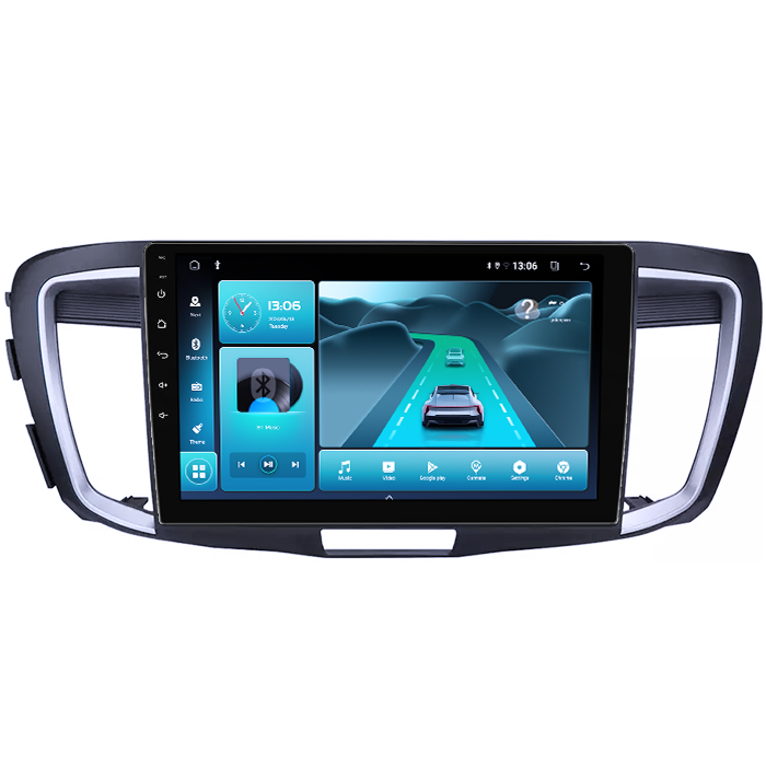 Navigatie dedicata Honda Accord 9 2014-2017, 8GB RAM 128GB ROM, Octacore, Platforma TS18, Display 9" QLED, Carplay&Android Auto, Android 14, Ventilator Activ - imagine 3
