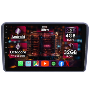 Navigatie dedicata Zafira 2005-2014, 4GB RAM 32GB ROM, Octacore, Display 9" QLED 2K, Carplay&Android Auto, Android 14, Ventilator Activ
