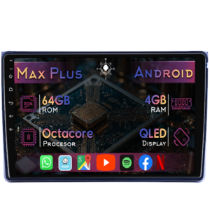 Navigatie dedicata Dacia Duster 2015-2018, 4GB RAM 64GB ROM, Octacore, Display 9" QLED, Carplay&Android Auto, Android 14, Suport camere AHD - imagine 1