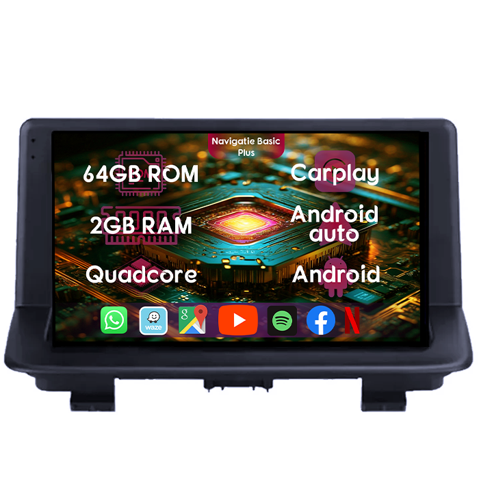 Navigatie dedicata Audi Q3 8U 2010-2018, 2GB RAM 64GB ROM, Quad Core, Display 9" IPS Full HD, Carplay&Android Auto, Android 14, Suport camere AHD - imagine 1