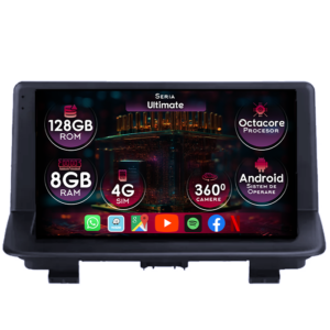 Navigatie dedicata Audi Q3 8U 2010-2018, 8GB RAM 128GB ROM, Octacore, Platforma TS18, Display 9" QLED, Carplay&Android Auto, Android 14, Ventilator Activ - imagine 1