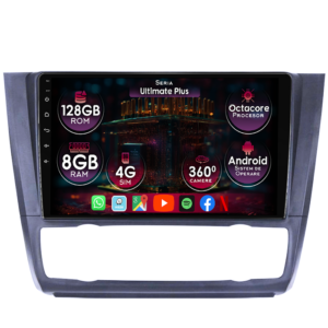 Navigatie dedicata BMW Seria 3 E90/E91/E92/E93 2004-2013, clima automata, 8GB RAM 128GB ROM, Octacore, Platforma 7862, Display 9" QLED, Carplay&Android Auto, Android 14 - imagine 1
