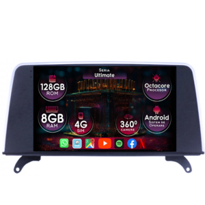 Navigatie dedicata BMW X5 E70 2007-2013, 8GB RAM 128GB ROM, Octacore, Platforma TS18, Display 9" QLED, Carplay&Android Auto, Android 14, Ventilator Activ - imagine 1