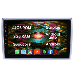 Navigatie dedicata Volkswagen Beetle 2012-2018, 2GB RAM 64GB ROM, Quad Core, Display 9" IPS Full HD, Carplay, Android 13, Bluetooth, Magazin Play, Suport camere AHD - imagine 1