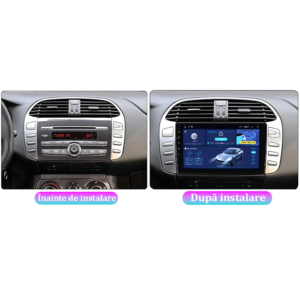 Navigatie dedicata Fiat Bravo 2007-2016, 4GB RAM 64GB ROM, Quad Core, Display 9" QLED 1K, Carplay&Android Auto, Android 14, Suport camere AHD - imagine 2