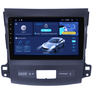 Navigatie dedicata Citroen C-Crosser 2007-2012, 8GB RAM 128GB ROM, Octacore, Platforma TS18, Display 9" QLED, Carplay&Android Auto, Android 14, Ventilator Activ - imagine 2