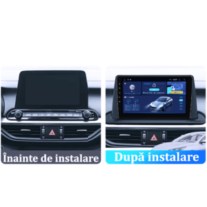 Navigatie dedicata Kia Cerato 2018-2021, 8GB RAM 128GB ROM, Octacore, Platforma TS18, Display 9" QLED, Carplay&Android Auto, Android 14, Ventilator Activ - imagine 2