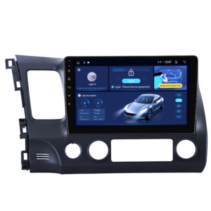 Navigatie dedicata Honda Civic 2006-2011, 8GB RAM 128GB ROM, Octacore, Platforma TS18, Display 10" QLED, Carplay&Android Auto, Android 14, Ventilator Activ - imagine 3