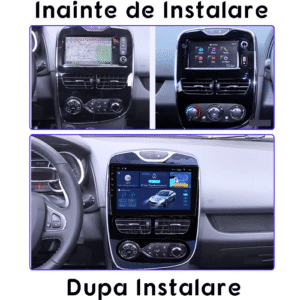 Navigatie dedicata Renault Clio 4 2015-2019, 4GB RAM 64GB ROM, Octacore, Display 10" QLED, Carplay&Android Auto, Android 14, Suport camere AHD - imagine 2