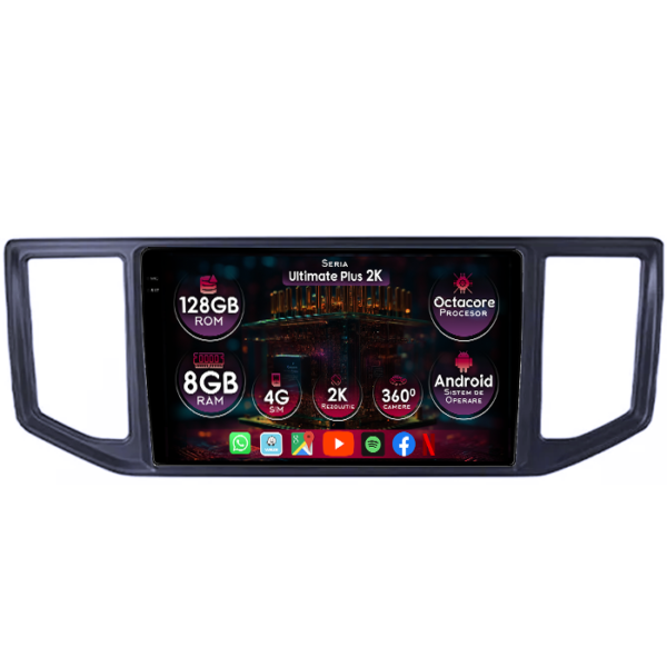 Navigatie dedicata Volkswagen Crafter 2016+, 8GB RAM 128GB ROM, Octacore, Platforma 7862, Display 10" QLED 2K, Carplay&Android Auto, Android 14, Ventilator Activ