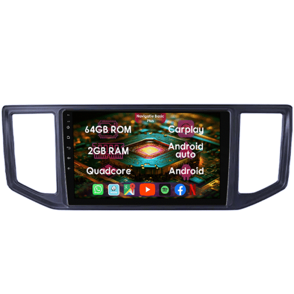 Navigatie dedicata Volkswagen Crafter 2016+, 2GB RAM 64GB ROM, Quad Core, Display 10" IPS Full HD, Carplay&Android Auto, Android 14, Suport camere AHD