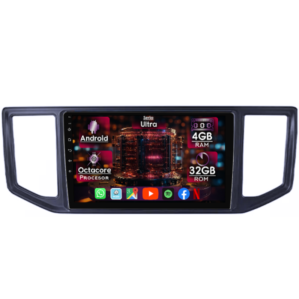 Navigatie dedicata Volkswagen Crafter 2016+, 4GB RAM 32GB ROM, Octacore, Display 10" QLED, Carplay&Android Auto, Android 14, Ventilator Activ
