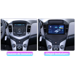 Navigatie dedicata Chevrolet Cruze 2008-2013, 8GB RAM 128GB ROM, Octacore, Platforma TS18, Display 9" QLED, Carplay&Android Auto, Android 14, Ventilator Activ - imagine 4