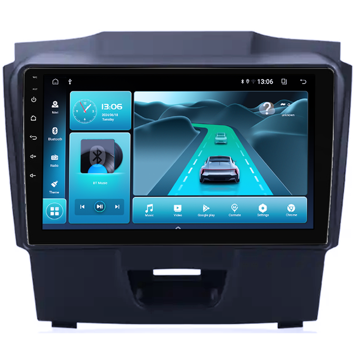 Navigatie dedicata Isuzu D-Max 2017, 8GB RAM 128GB ROM, Octacore, Platforma TS18, Display 9" QLED, Carplay&Android Auto, Android 14, Ventilator Activ - imagine 2