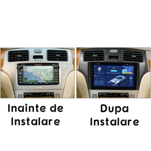 Navigatie dedicata Lexus RX300 RX330 RX350 RX400H 2003-2009, 8GB RAM 128GB ROM, Octacore, Platforma TS18, Display 10" QLED, Carplay&Android Auto, Android 14, Ventilator Activ - imagine 2