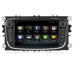 Navigatie dedicata Ford Focus 2 2004-2011, Black, 2GB RAM 32GB ROM, Quad Core, Display 7" IPS Full HD, Carplay&Android Auto, Android 14, Suport camere AHD - imagine 3