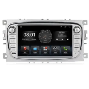 Navigatie dedicata Ford B-Max 2012+, Gray, 2GB RAM 32GB ROM, Quad Core, Display 7" IPS Full HD, Carplay&Android Auto, Android 14, Suport camere AHD - imagine 2