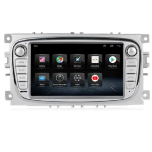 Navigatie dedicata Ford B-Max 2012+, Gray, 2GB RAM 32GB ROM, Quad Core, Display 7" IPS Full HD, Carplay&Android Auto, Android 14, Suport camere AHD - imagine 3