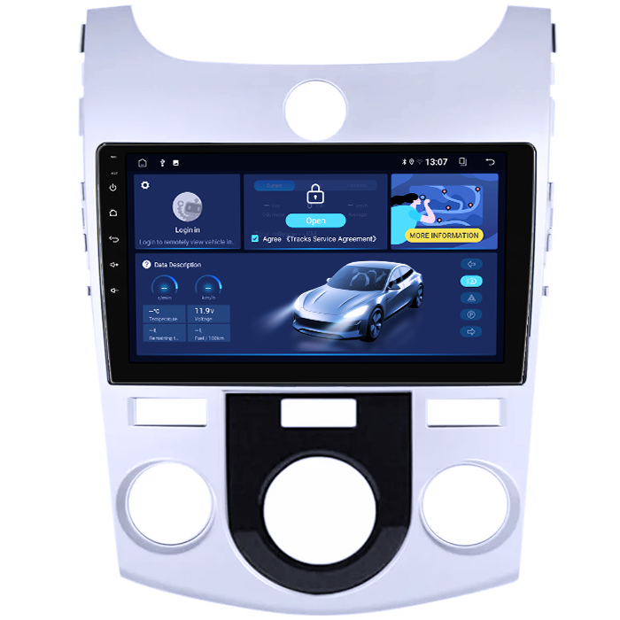 Navigatie dedicata Kia Forte Cerato 2008-2013, 8GB RAM 128GB ROM, Octacore, Platforma 7862, Display 9" QLED 2K, Carplay&Android Auto, Android 14, Ventilator Activ - imagine 4