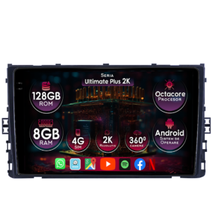 Navigatie dedicata Volkswagen Arteon 2017+, 8GB RAM 128GB ROM, Octacore, Platforma 7862, Display 9" QLED 2K, Carplay&Android Auto, Android 14, Ventilator Activ - imagine 1