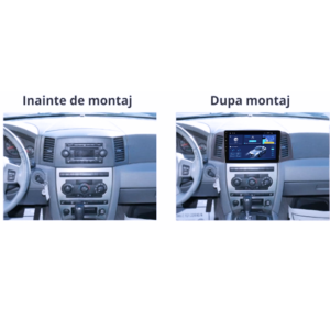 Navigatie dedicata Jeep Grand Cherokee 2004-2007, 8GB RAM 128GB ROM, Octacore, Platforma TS18, Display 10" QLED, Carplay&Android Auto, Android 14, Ventilator Activ - imagine 2