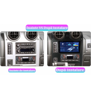 Navigatie dedicata Hummer H2 2002-2007, 2GB RAM 64GB ROM, Quad Core, Display 9" IPS Full HD, Carplay&Android Auto, Android 14, Suport camere AHD - imagine 2