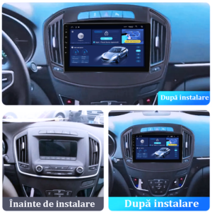 Navigatie dedicata Opel Insignia 2013-2017, 8GB RAM 128GB ROM, Octacore, Platforma TS18, Display 9" QLED, Carplay&Android Auto, Android 14, Ventilator Activ - imagine 2