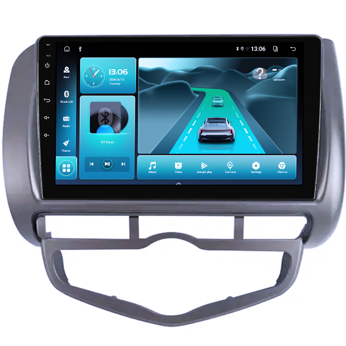 Navigatie dedicata Honda Jazz/City 2006, 8GB RAM 128GB ROM, Octacore, Platforma TS18, Display 9" QLED, Carplay&Android Auto, Android 14, Ventilator Activ - imagine 4