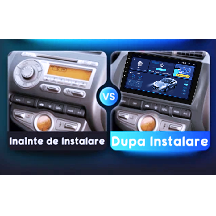 Navigatie dedicata Honda Jazz/City 2006, 8GB RAM 128GB ROM, Octacore, Platforma TS18, Display 9" QLED, Carplay&Android Auto, Android 14, Ventilator Activ - imagine 2