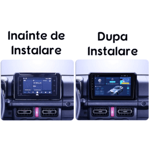 Navigatie dedicata Suzuki Jimny 2018+, 8GB RAM 128GB ROM, Octacore, Platforma TS18, Display 9" QLED, Carplay&Android Auto, Android 14, Ventilator Activ - imagine 2