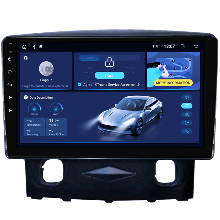 Navigatie dedicata Ford Kuga 2008-2010, 4GB RAM 32GB ROM, Octacore, Display 9" QLED, Carplay&Android Auto, Android 14, Ventilator Activ - imagine 3