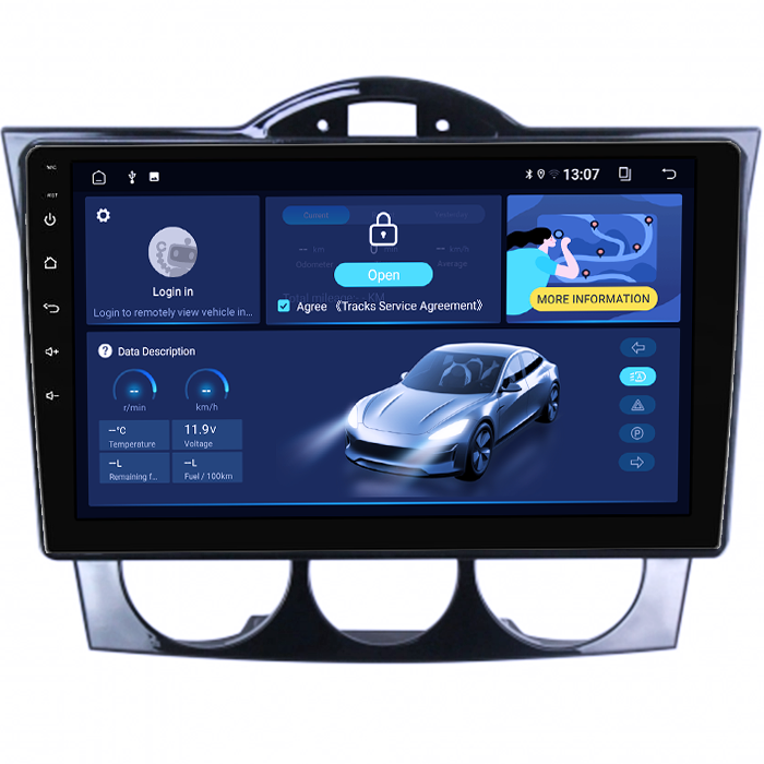 Navigatie dedicata Mazda RX-8 2008-2021, 8GB RAM 128GB ROM, Octacore, Platforma TS18, Display 9" QLED, Carplay&Android Auto, Android 14, Ventilator Activ - imagine 4