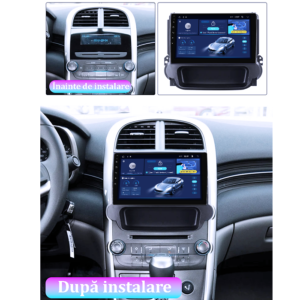 Navigatie dedicata Chevrolet Malibu 2012-2015, 8GB RAM 128GB ROM, Octacore, Platforma TS18, Display 9" QLED, Carplay&Android Auto, Android 14, Ventilator Activ - imagine 4