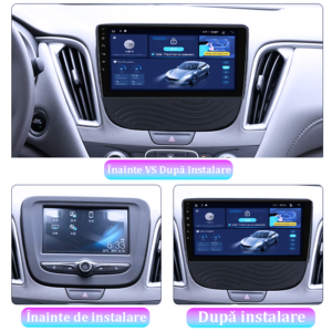 Navigatie dedicata Chevrolet Malibu XL 2016-2018, 2GB RAM 64GB ROM, Quad Core, Display 9" IPS Full HD, Carplay&Android Auto, Android 14, Suport camere AHD - imagine 4