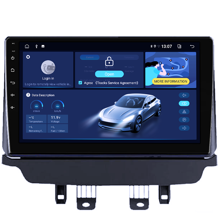 Navigatie dedicata Mazda CX-3 2014-2019, 8GB RAM 128GB ROM, Octacore, Platforma 7862, Display 9" QLED 2K, Carplay&Android Auto, Android 14, Ventilator Activ - imagine 3