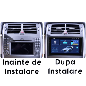 Navigatie dedicata Mercedes Vaneo, 8GB RAM 128GB ROM, Octacore, Platforma TS18, Display 9" QLED, Carplay&Android Auto, Android 14, Ventilator Activ - imagine 2