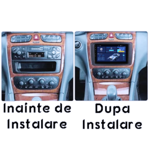 Navigatie dedicata Mercedes Vaneo, 8GB RAM 128GB ROM, Octacore, Display 7" QLED, Carplay&Android Auto, Android 13, Ventilator Activ - imagine 2