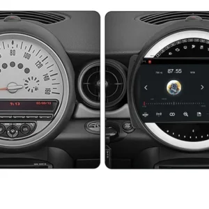 Navigatie dedicata Mini Cooper 2007-2015, 8GB RAM 128GB ROM, Octacore, Platforma TS18, Display 9" QLED, Carplay&Android Auto, Android 14, Ventilator Activ - imagine 2