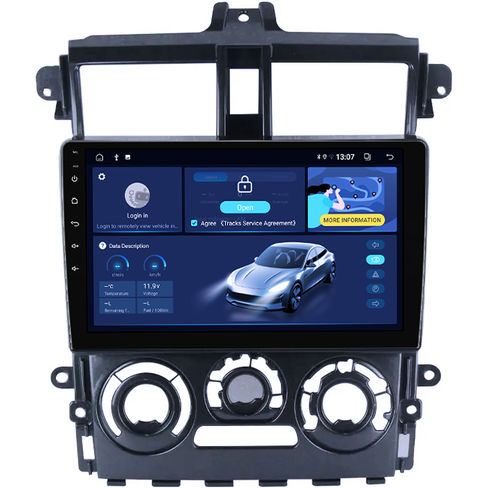 Navigatie dedicata Mitsubishi Colt Plus 2007-2012, 8GB RAM 128GB ROM, Octacore, Platforma TS18, Display 9" QLED, Carplay&Android Auto, Android 14, Ventilator Activ - imagine 4