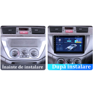 Navigatie dedicata Mitsubishi Lancer IX 2006-2010, 8GB RAM 128GB ROM, Octacore, Platforma 7862, Display 9" QLED 2K, Carplay&Android Auto, Android 14, Ventilator Activ - imagine 2