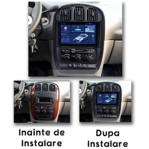 Navigatie dedicata Chrysler Pacifica 2006-2012, 4GB RAM 64GB ROM, Quad Core, Display 9" QLED 1K, Carplay&Android Auto, Android 14, Suport camere AHD - imagine 2